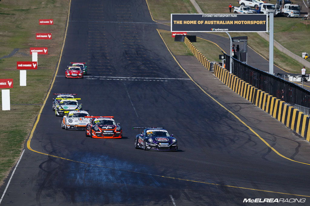 James Abela at Sydney Motorsport Park for the combined Australian and Asian Porsche Carrera Cup