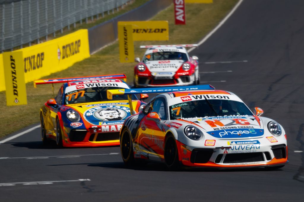 Jaxon Evans with McElrea Racing at Bathurst for round 7 of the 2018 Porsche Carrera Cup Championship