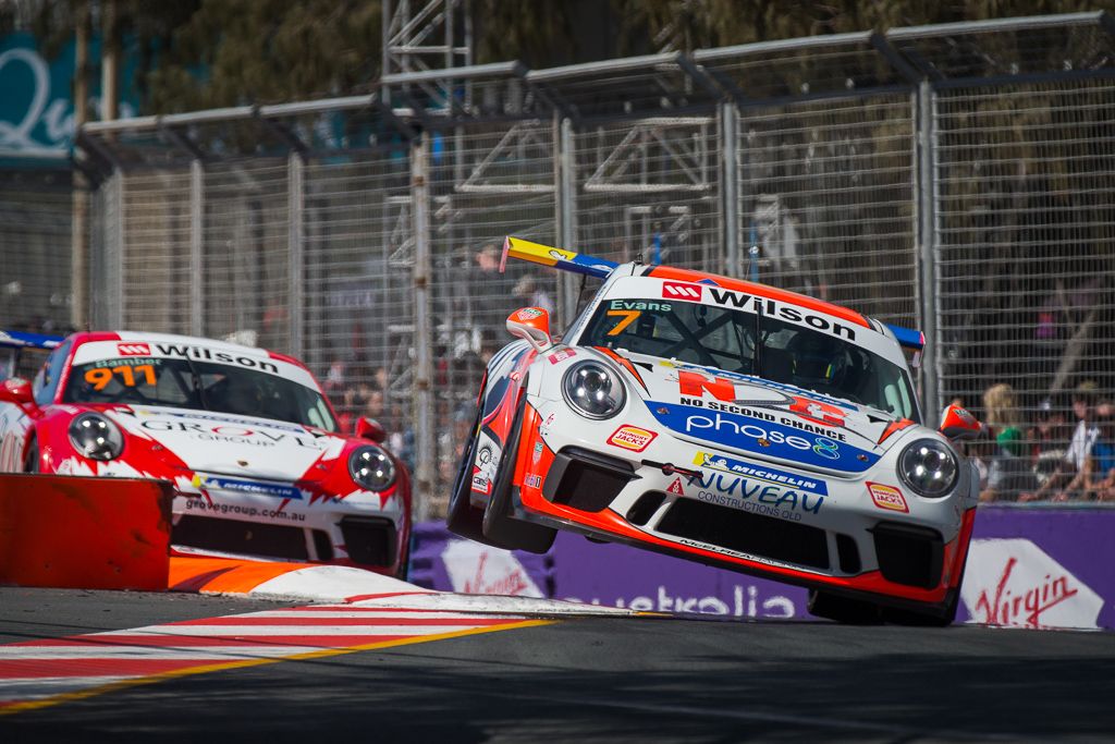 Jaxon Evans with McElrea Racing at Surfers Paradise for round 8 of the 2018 Porsche Carrera Cup Championship
