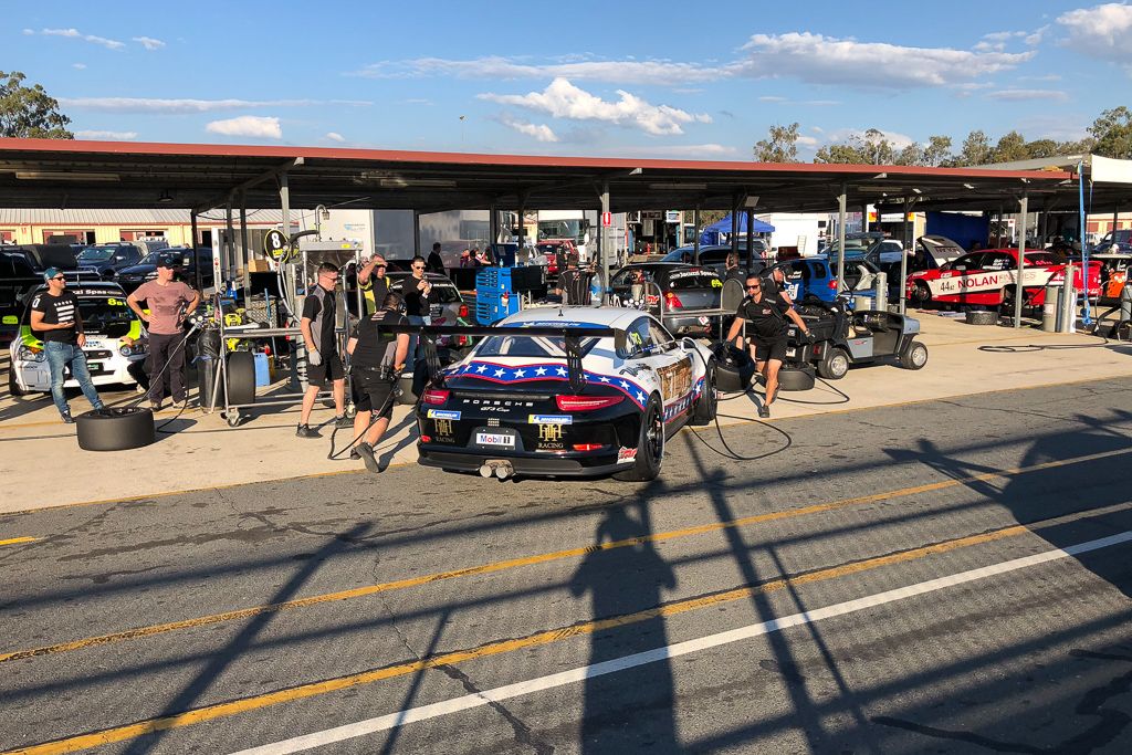 Michael Hovey with McElrea Racing at Queensland Raceway