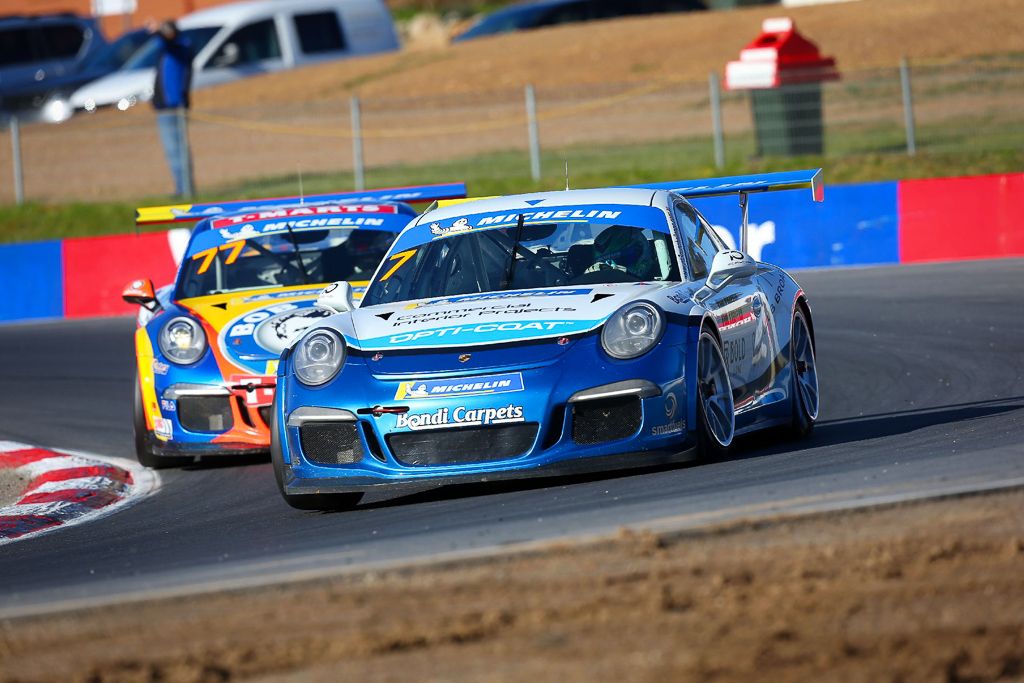 Jimmy Vernon with McElrea Racing at Winton for round 5 of the Porsche GT3 Cup Challenge