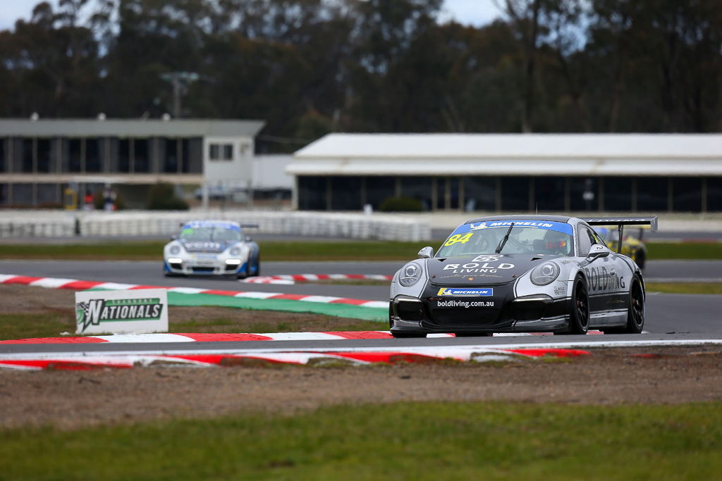 Brett Boulton with McElrea Racing at Winton for round 5 of the Porsche GT3 Cup Challenge