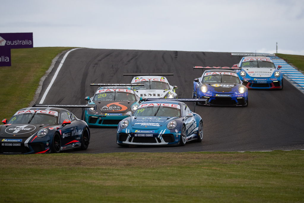 Anthony Gilbertson with McElrea Racing in the Porsche Carrera Cup at Phillip Island