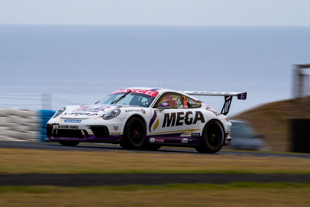 Warren Luff with McElrea Racing in the Porsche Carrera Cup at Phillip Island