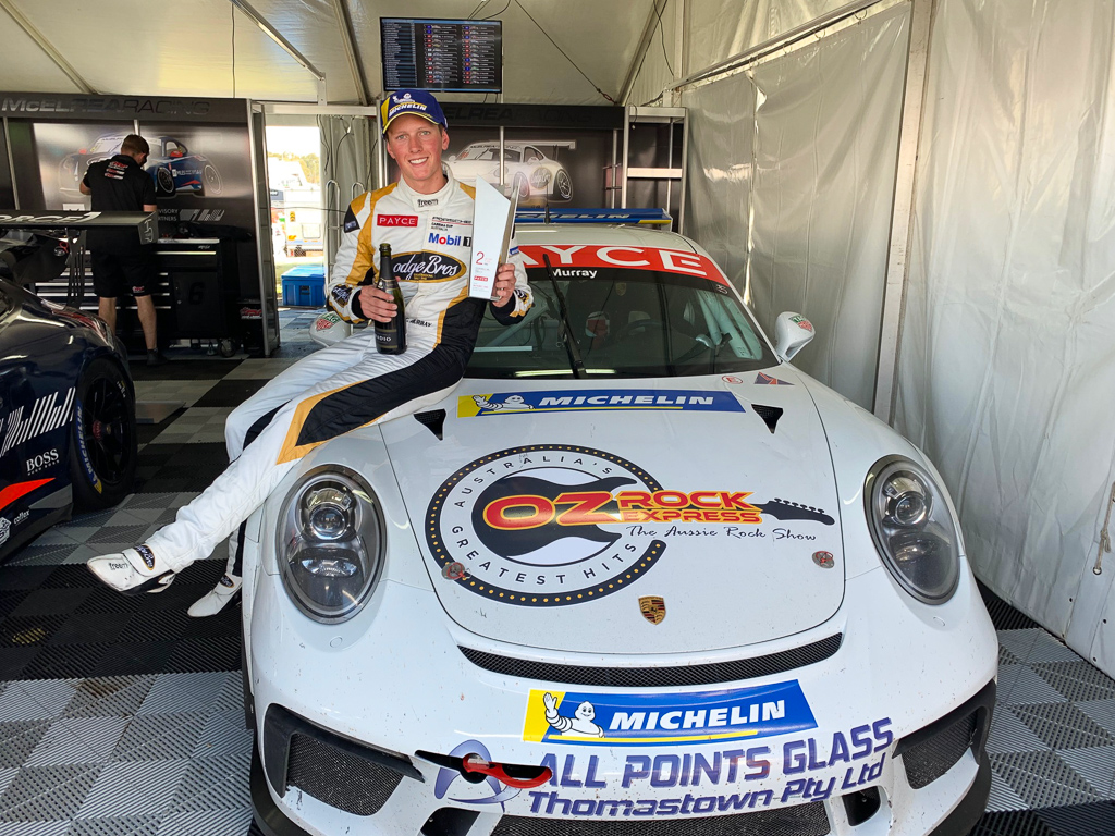 Cooper Murray with McElrea Racing in the Porsche Carrera Cup at Bathurst