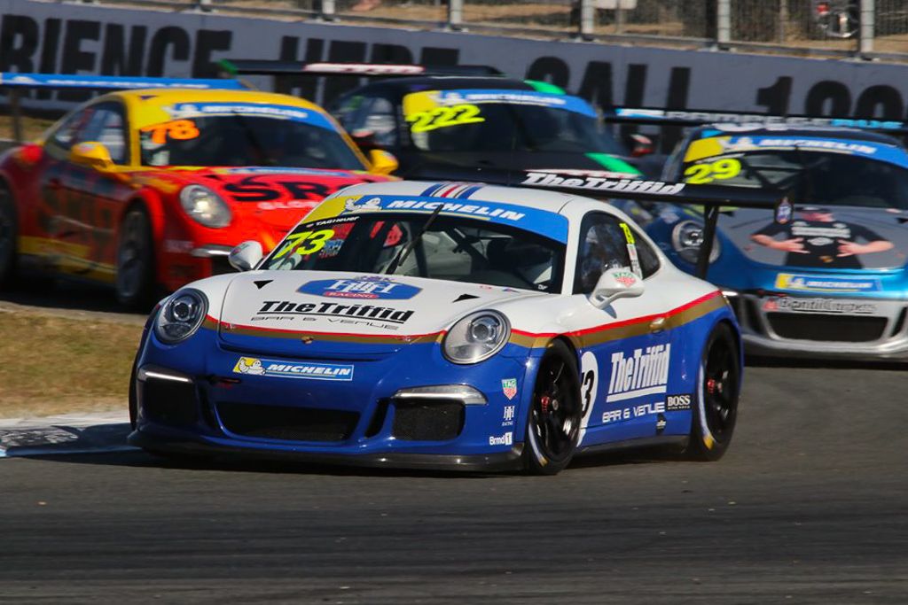 Michael Hovey with McElrea Racing at Queensland Raceway for round 4 of the Porsche GT3 Cup Challenge 2019