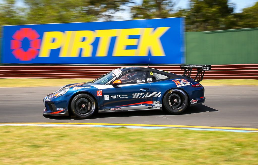 Tim Miles with McElrea Racing at the Porsche Festival Sandown 2020