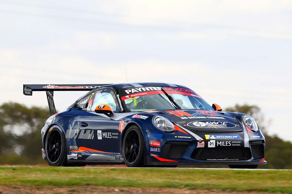 Tim Miles with McElrea Racing in the Porsche Carrera Cup at The Bend 2021