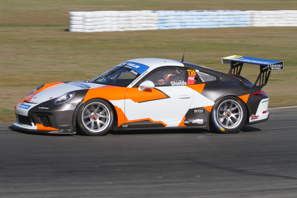Aron Shields with McElrea Racing in the Michelin Sprint Challenge Round 2 at Queensland Raceway 2022