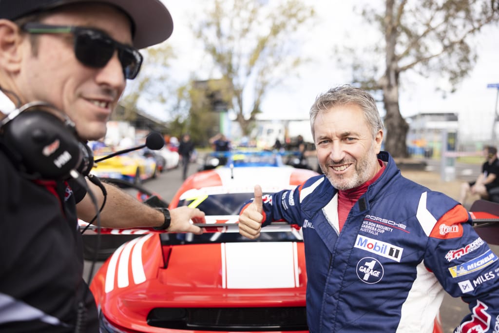 Tim Miles with McElrea Racing in the Porsche Carrera Cup Australian Grand Prix 2022