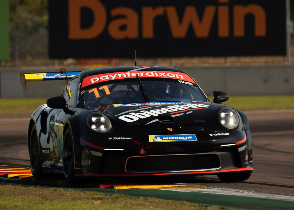 Jackson Walls with McElrea Racing in the Porsche Carrera Cup at Darwin 2022