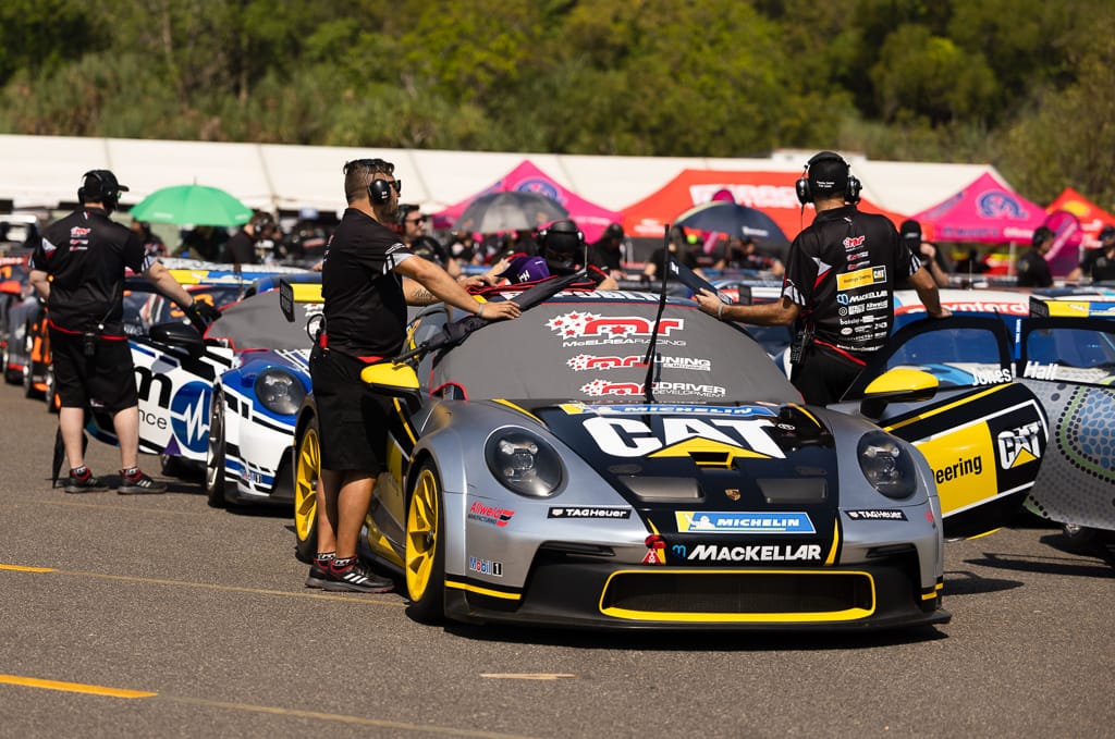 McElrea Racing in the Porsche Carrera Cup at Darwin 2022