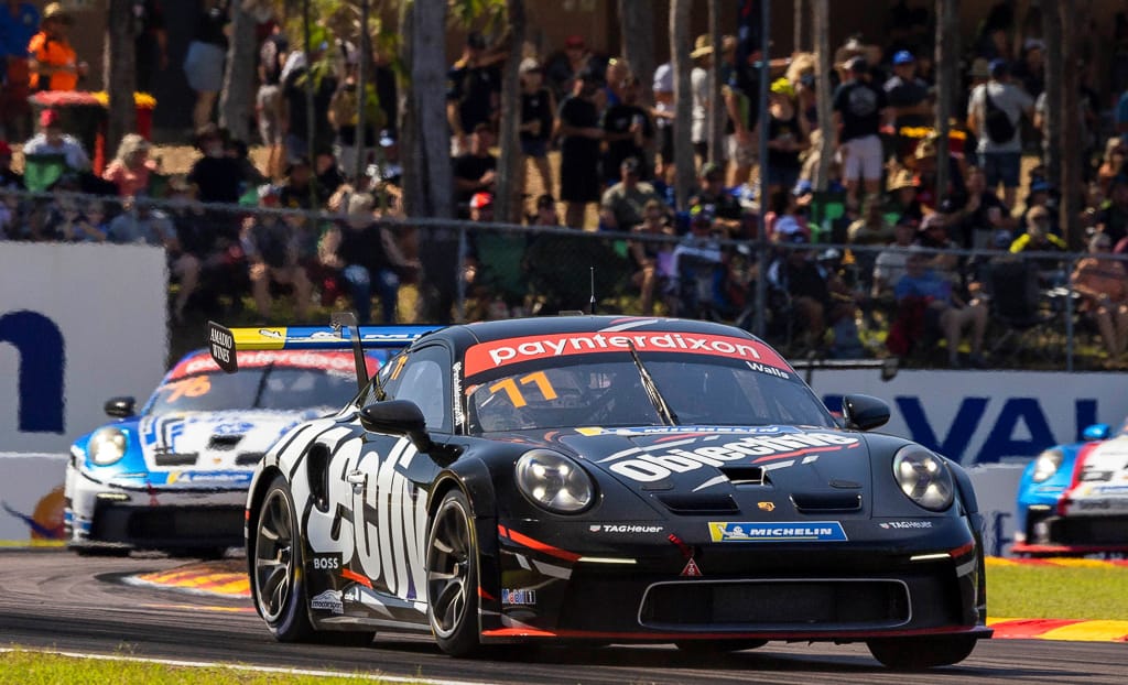 Jackson Walls with McElrea Racing in the Porsche Carrera Cup at Darwin 2022