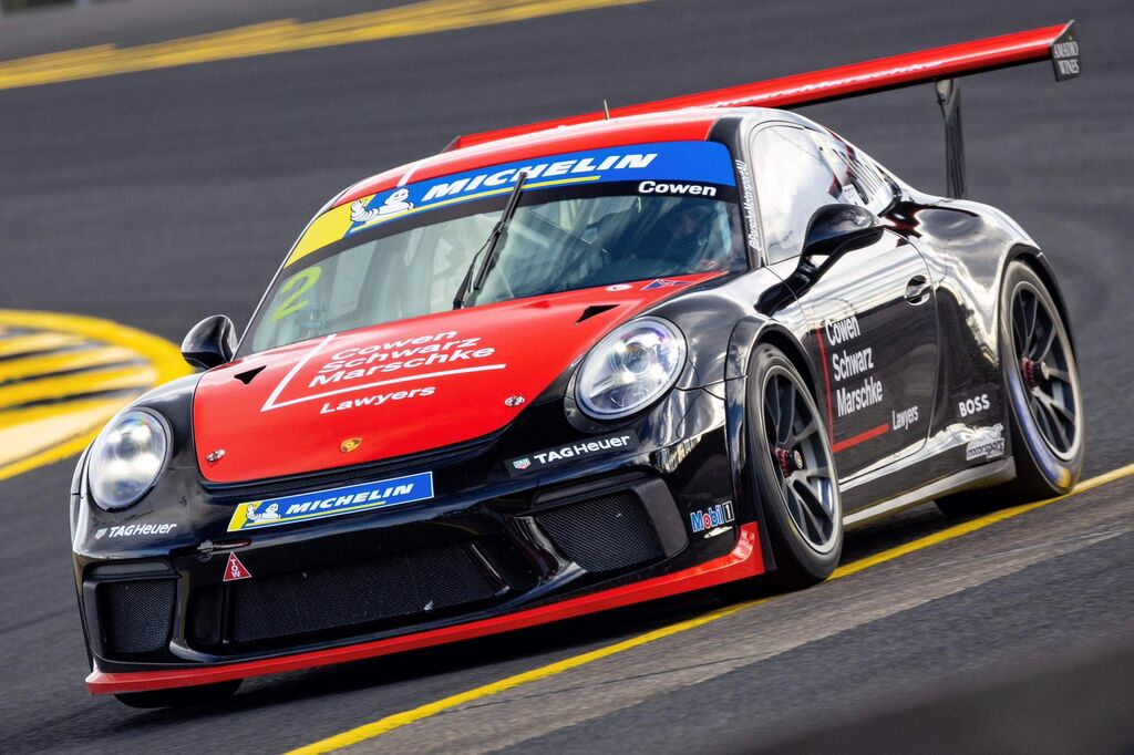 Richard Cowen with McElrea Racing in the Michelin Sprint Challenge Round 3 at Sydney Motorsport Park 2023