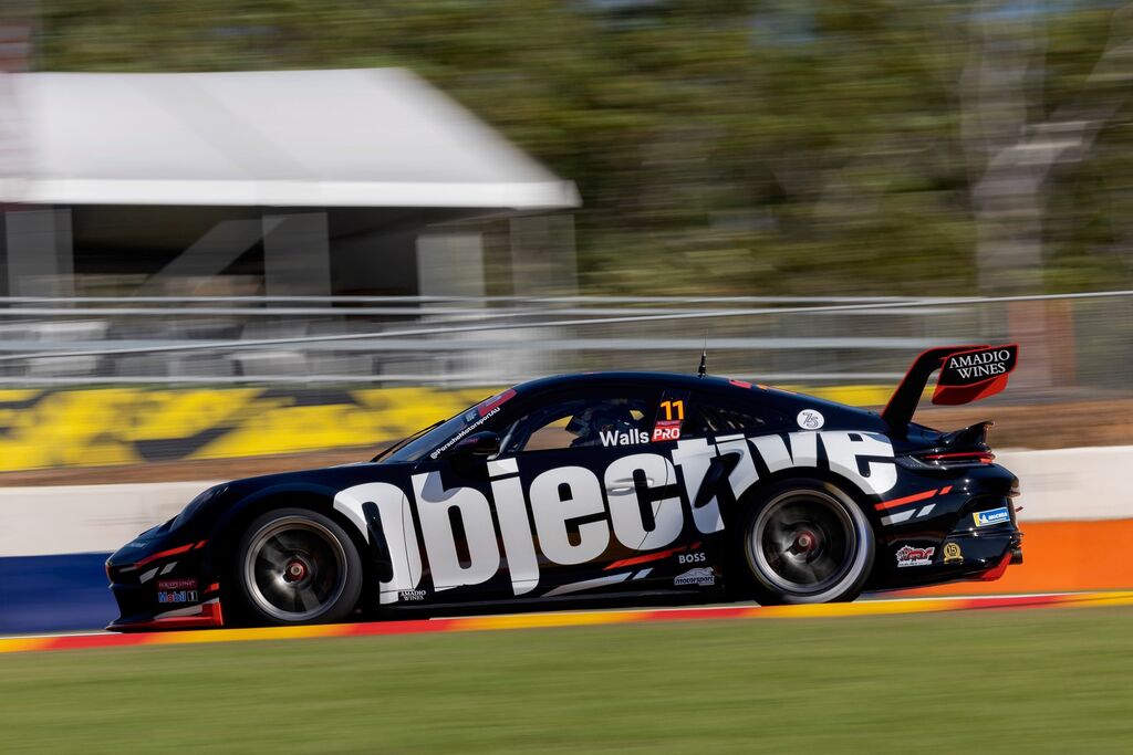 Jackson Walls with McElrea Racing in the Porsche Carrera Cup Australia at Hidden Valley Darwin 2023