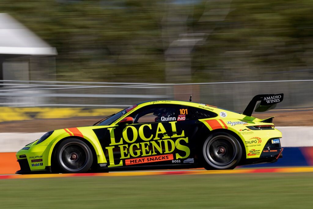 Ryder Quinn with McElrea Racing in the Porsche Carrera Cup Australia at Hidden Valley Darwin 2023