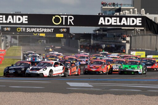 McElrea Racing in the Porsche Carrera Cup Australia at The Bend OTR SuperSprint 2023